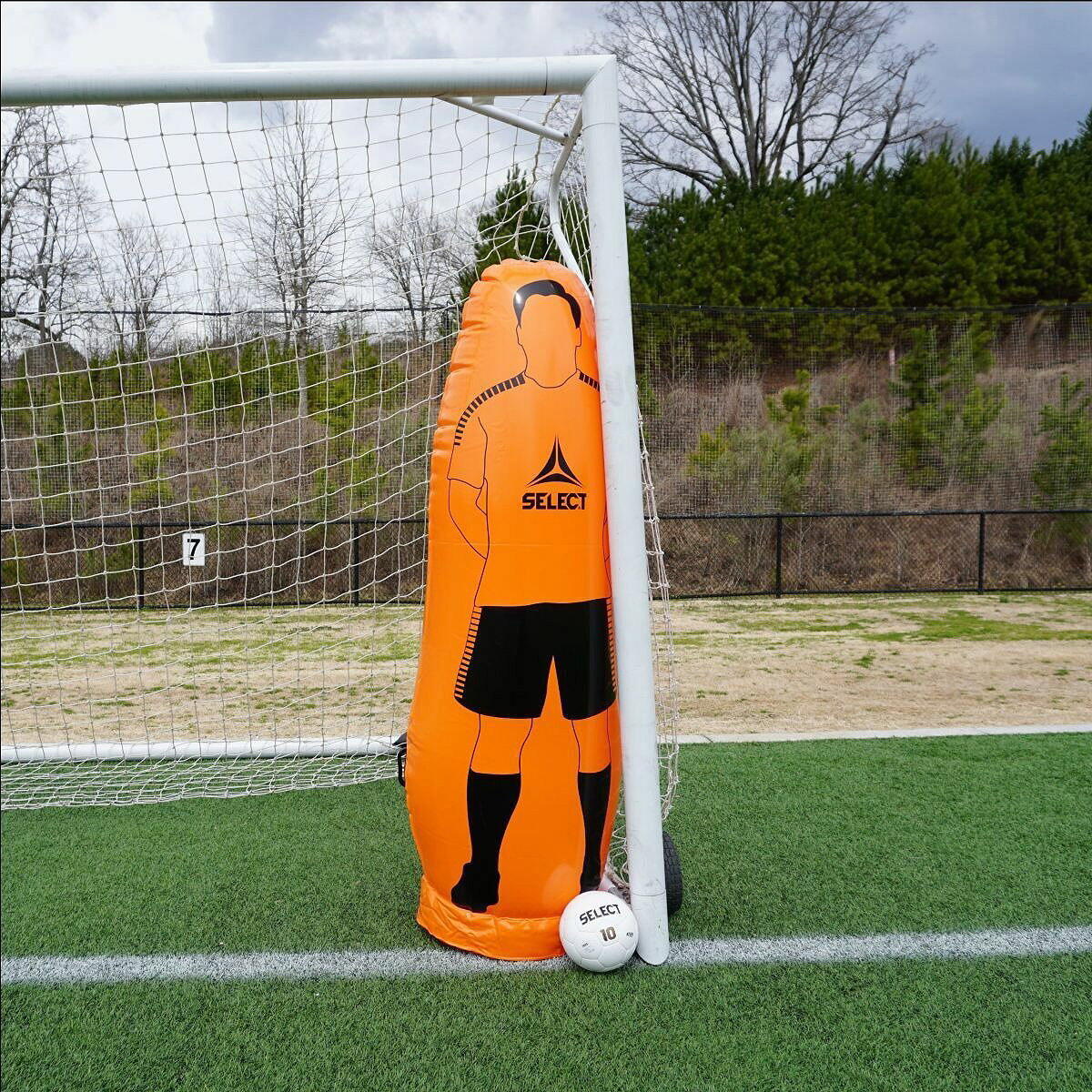 Mannequin - Sport - Unisex - Opblaasbaar 175 cm - Stevig rubber - Oranje 2/2