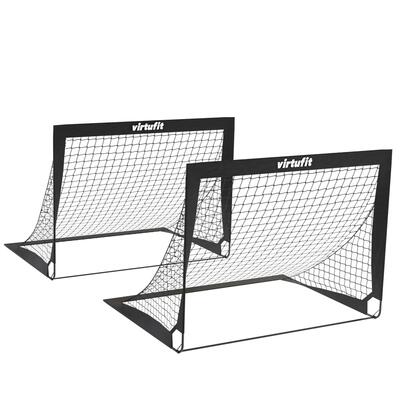 Pop-up voetbaldoelen set - voetbalgoals - 120 x 90 cm