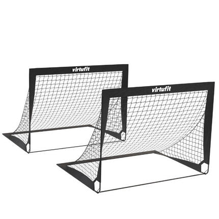 Fußballtore Set - Fußballtore - Pop-Up 120 x 90 cm
