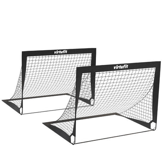 Fußballtore Set - Fußballtore - Pop-Up 120 x 90 cm