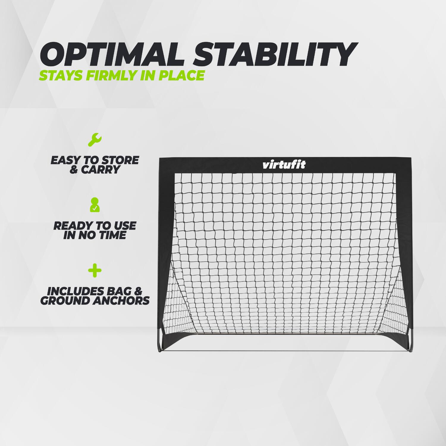Pop-Up Voetbaldoelen Set - Voetbalgoals - 120 x 90 cm 3/8