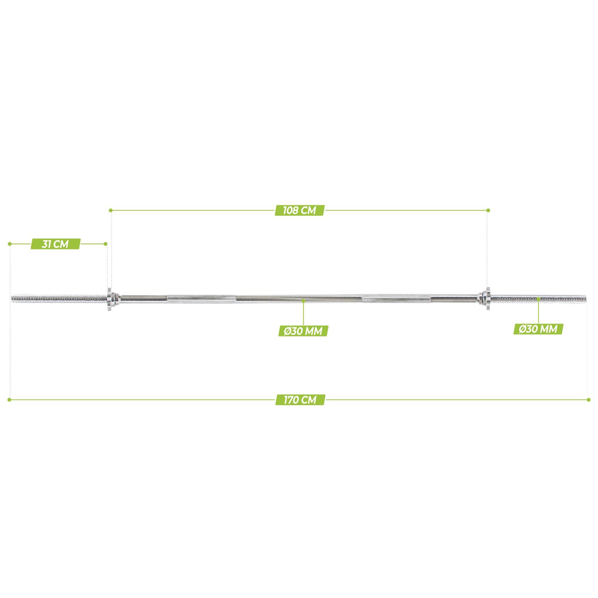 Bilanciere - tappo a vite 170 cm - 30 mm 2/3