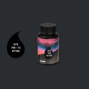 Zwarte retoucheverf voor shimano 105 12v onderdelen 10 ml