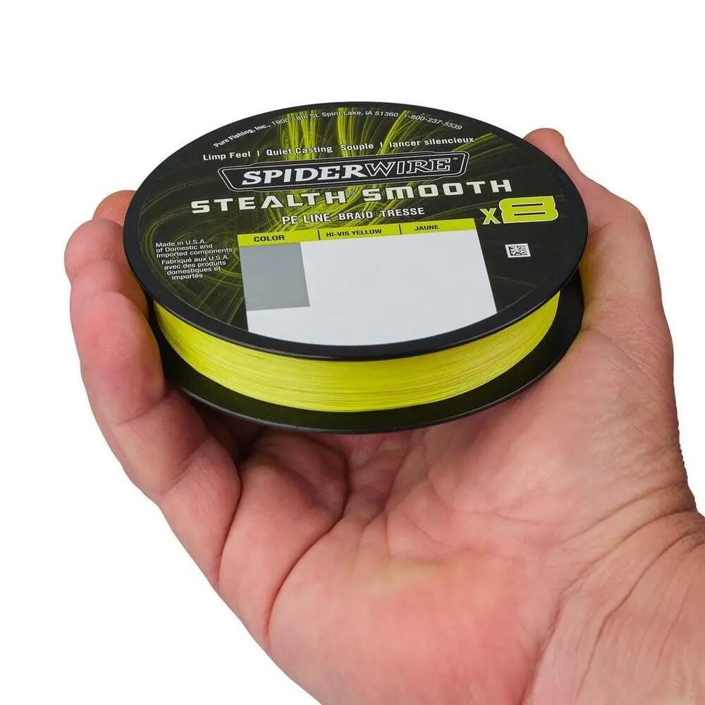 Filo da pesca intrecciato STEALTH SMOOTH 8 giallo (150 m) 2/4
