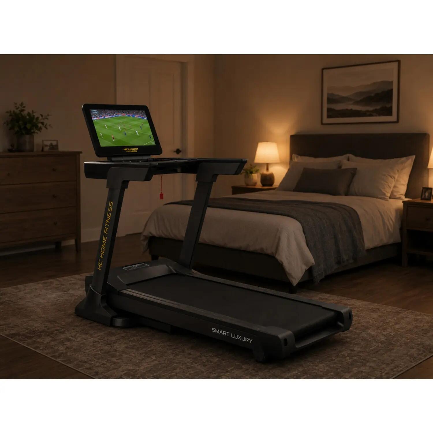 Futópad, 7 LE, 151x52 cm, 140 kg teherbírás – Smart Luxury TFT 3/7