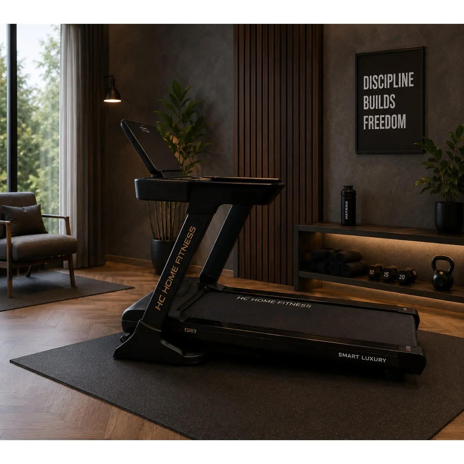 Futópad, 7 LE, 151x52 cm, 140 kg teherbírás – Smart Luxury TFT 2/7