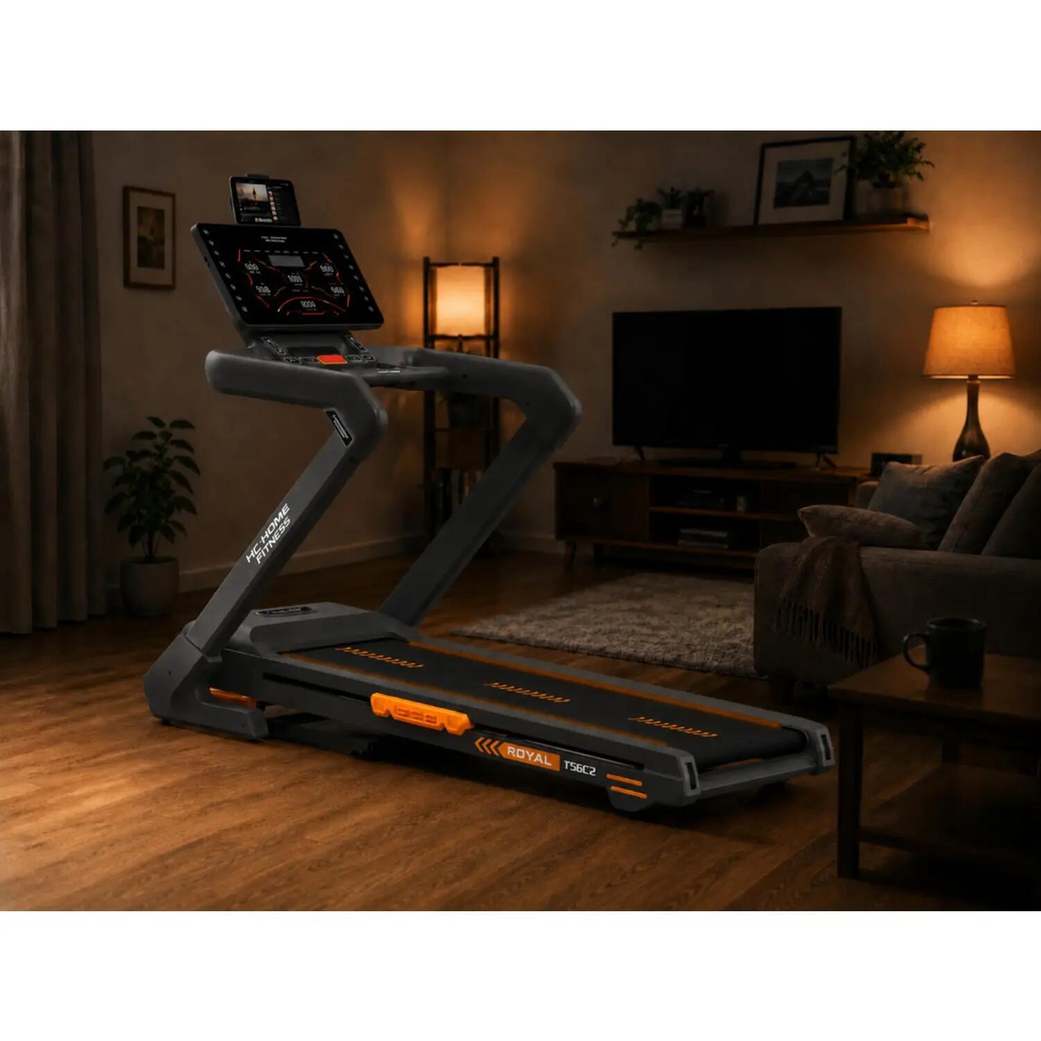 Futópad, 6 LE, 20 km/h, 150x51 cm, 15% dőlésszög – Royal 2/7