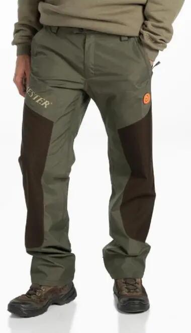Pantaloni da Caccia Winchester Orion Verdi Impermeabili Uomo 3/3