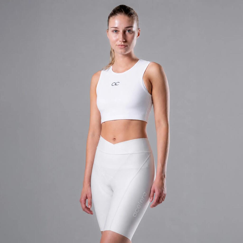 Intermediate Women's Cycling Shorts Padded Bibless Road Shorts