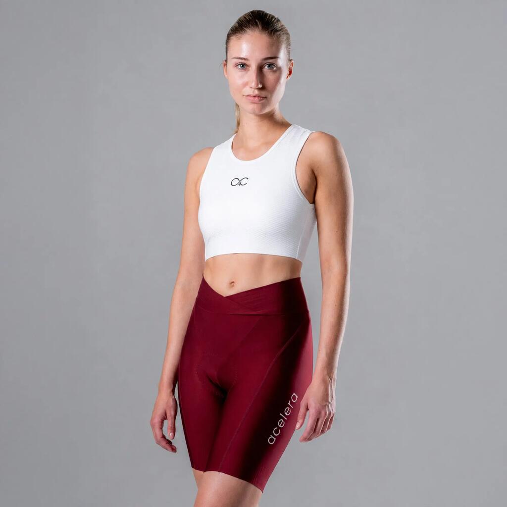 Intermediate Women's Cycling Shorts Padded Bibless Road Shorts