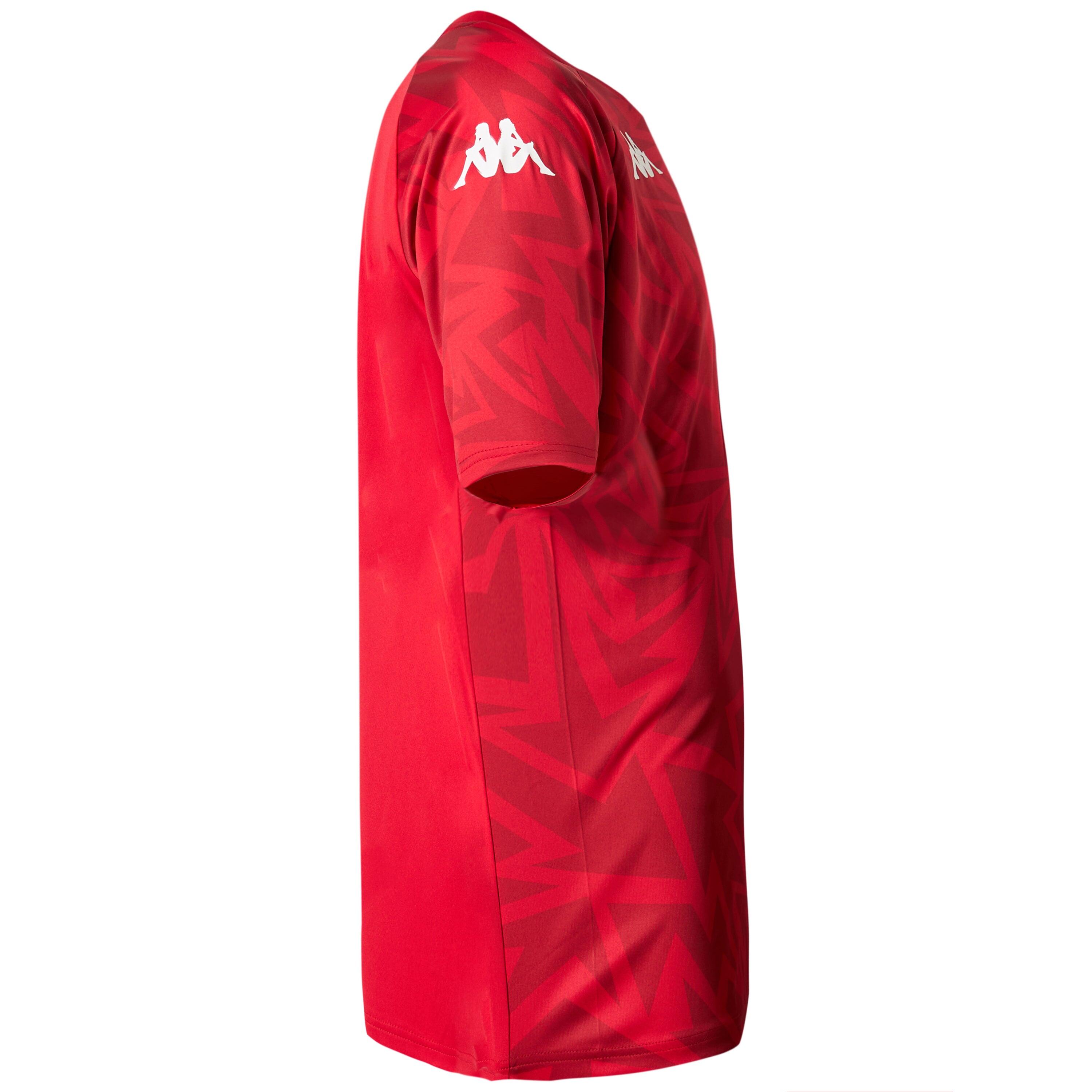 Shirt - Team - Heren - Favero - Sublimatie, ademend - Rood 2/4