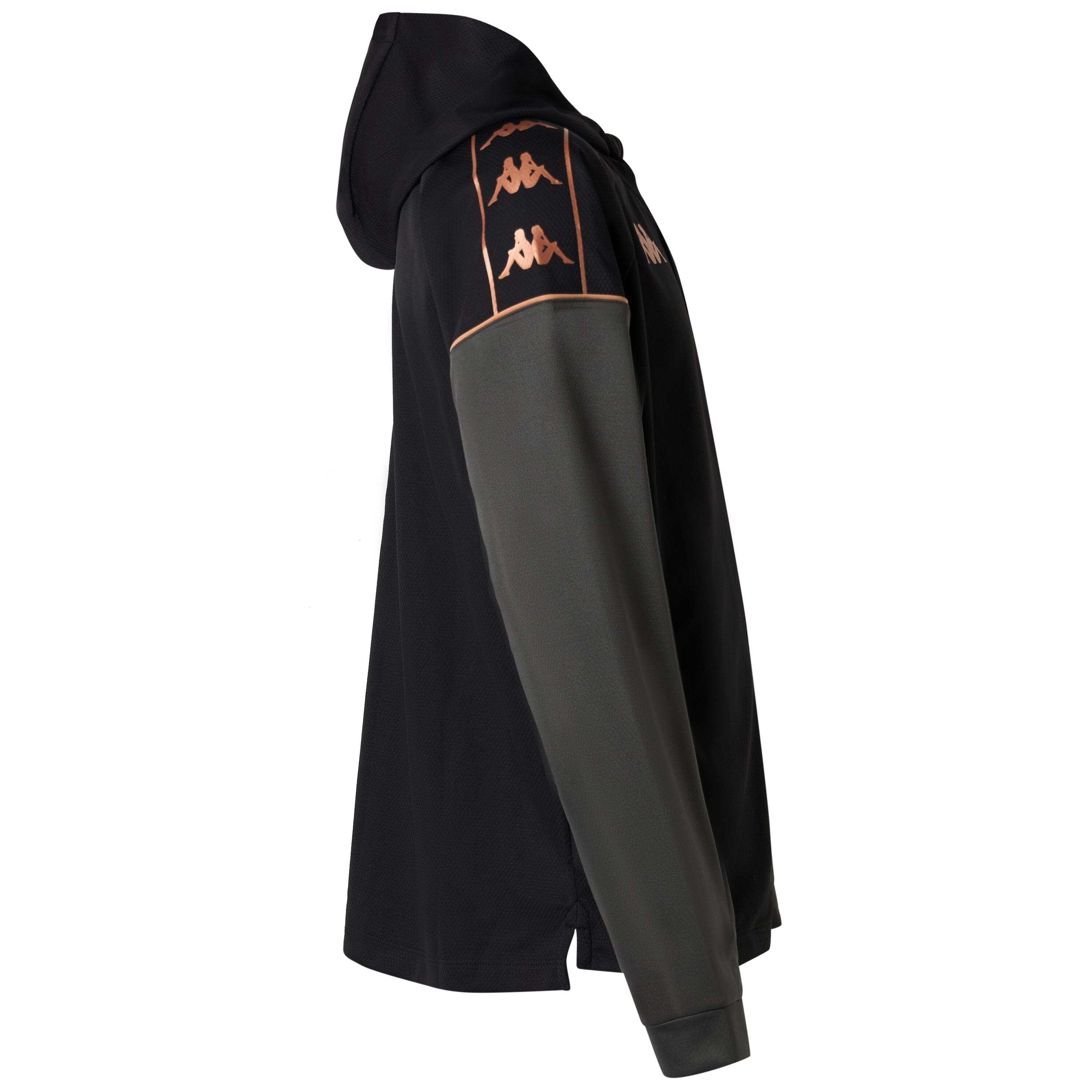 Veste à capuche de football homme Mevolo noir 2/4