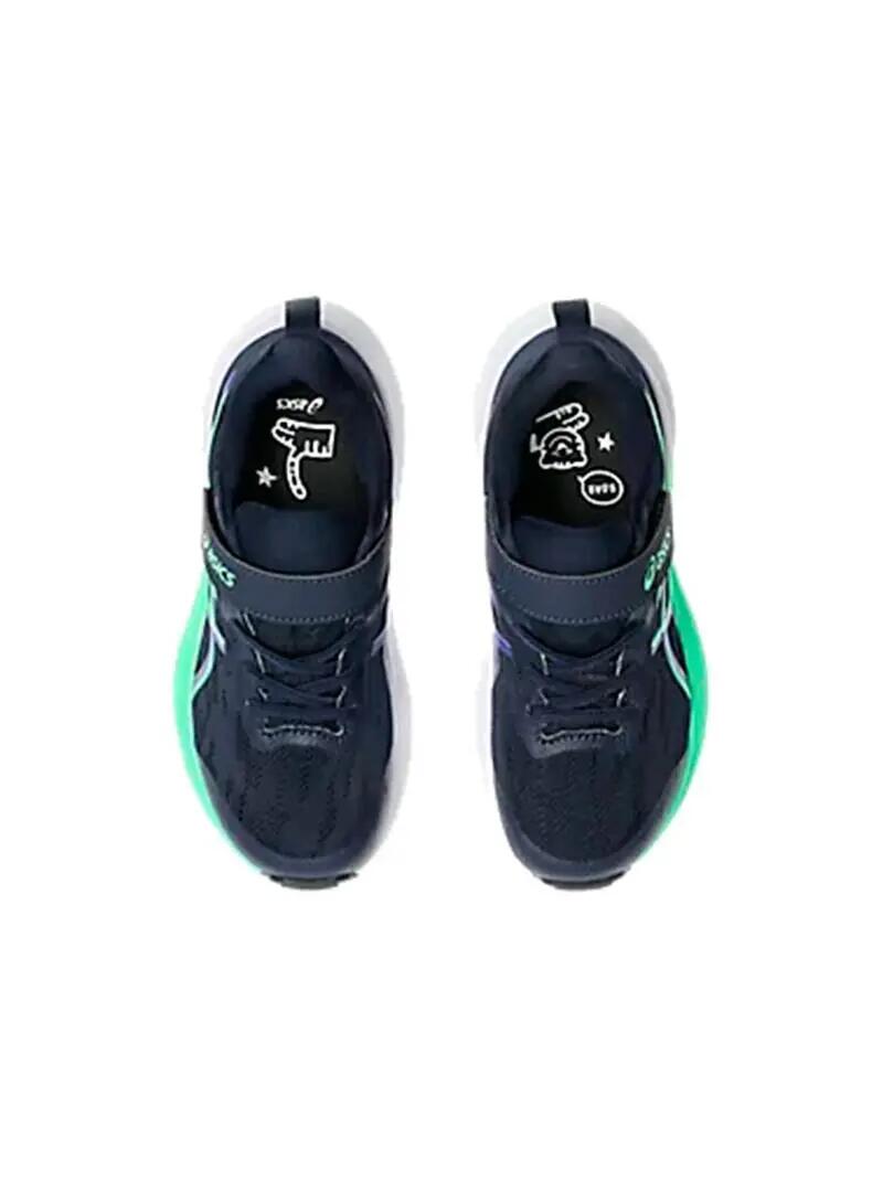 Chaussures de sport pour enfant Asics Gt-1000 bleues 6/7