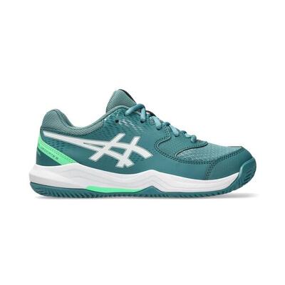 Schoenen - tennis - junior - gel-dedicate 8 gs - misty pine/white