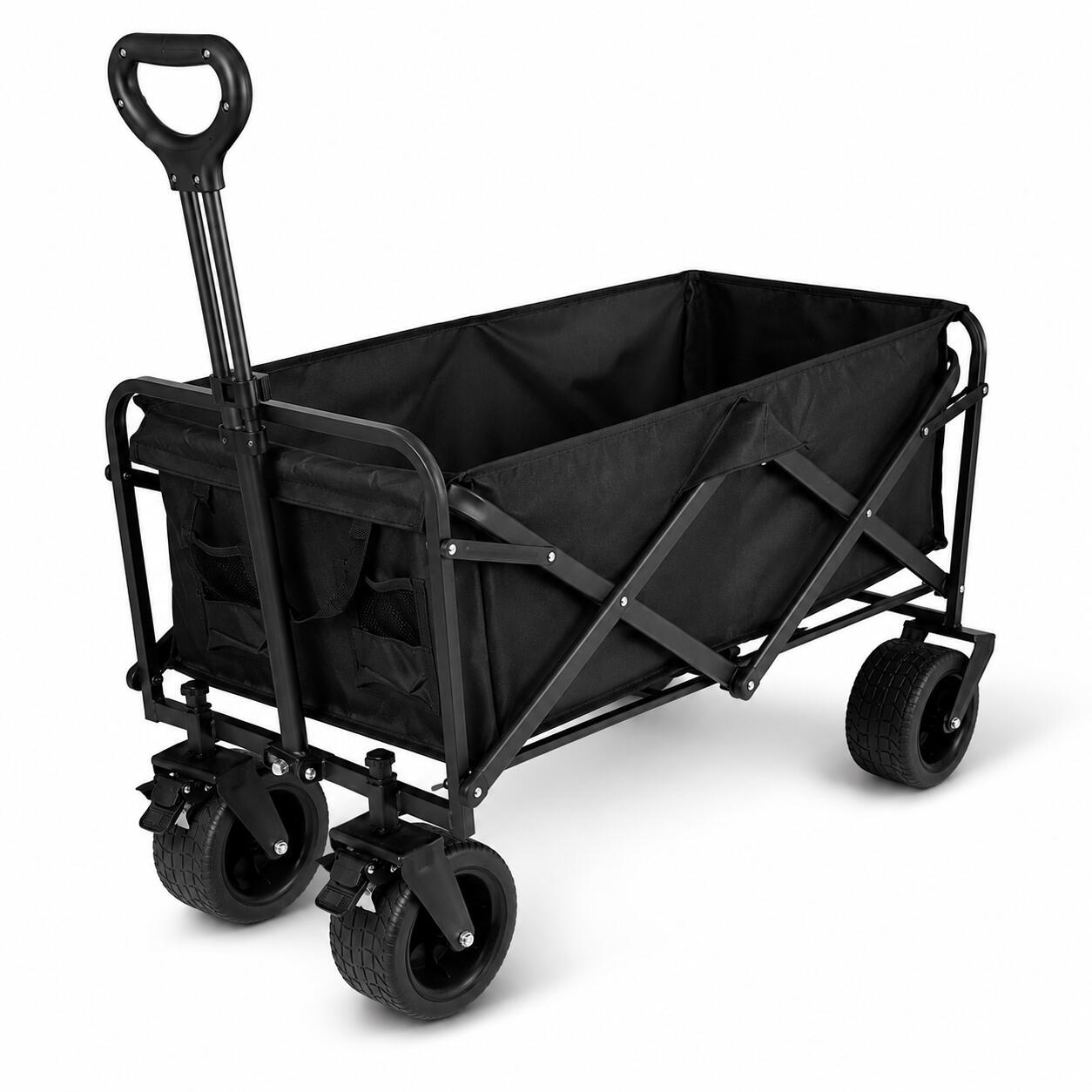 Eurocatch Opvouwbare Bolderkar XL - Transportwagen - Extra BredeWielen 2/7