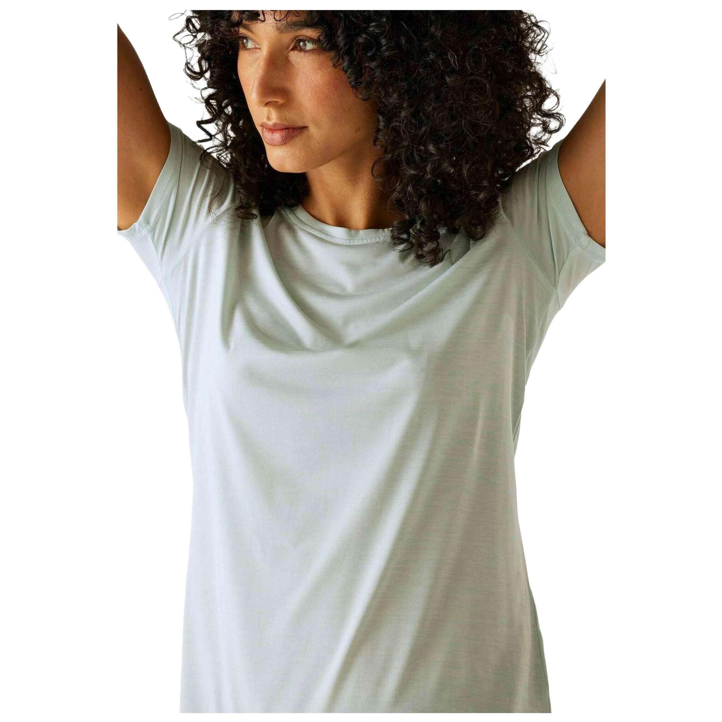T-shirt met korte mouwen Regatta model RWT231-1GY voor vrouwen 5/7