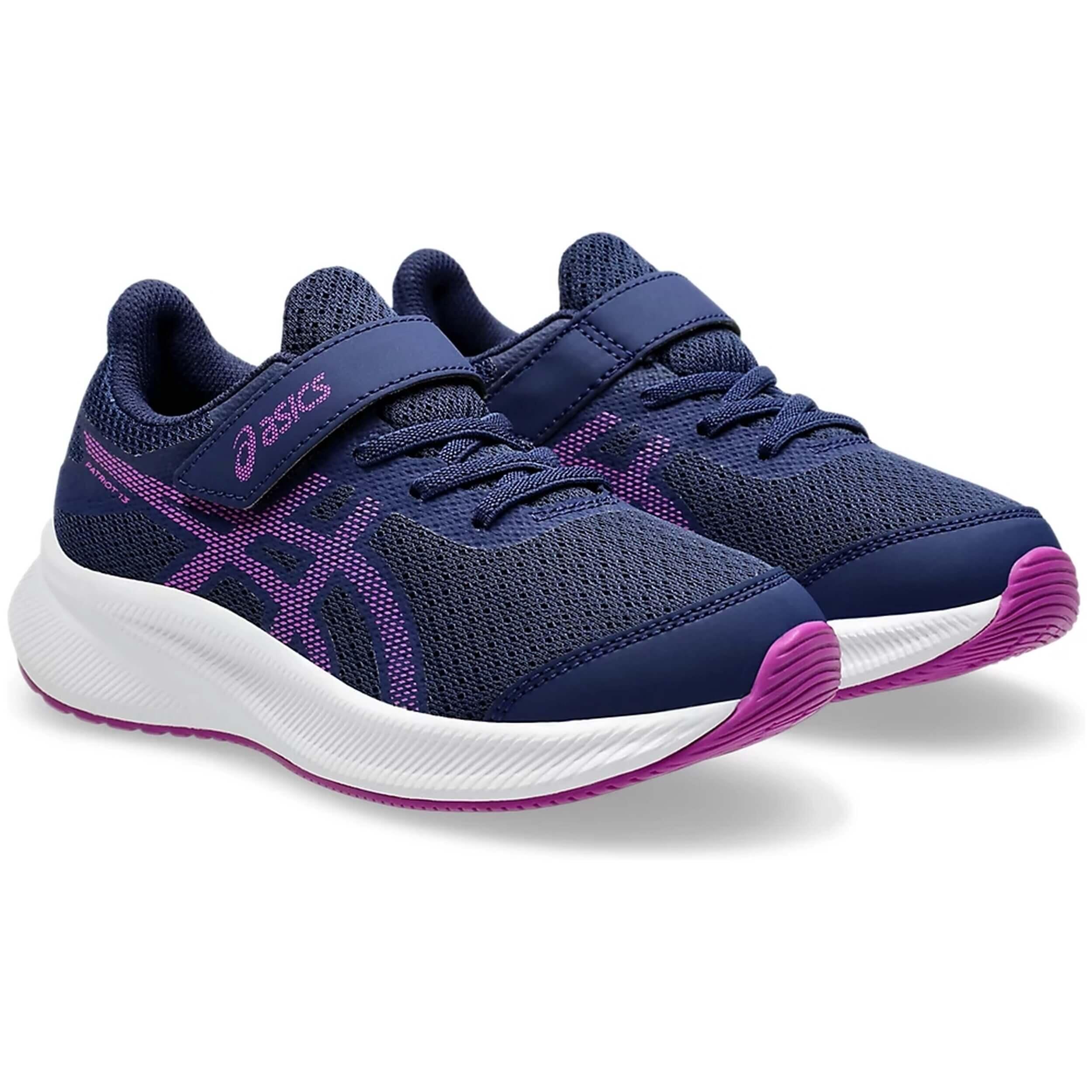 Zapatillas ASICS Patriot de suela dura, talla 27 - con cordones, nuevas 2/7