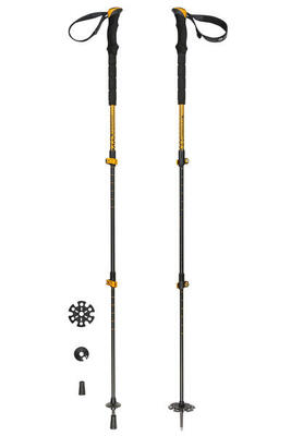 Wandelen trailrunnen unisex - stick mustang - black