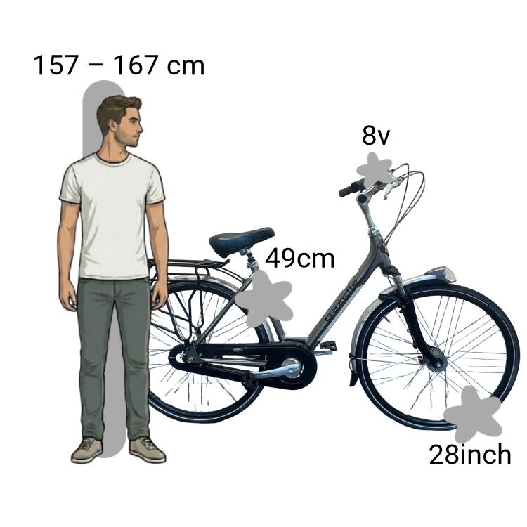Bicicletta usata Gazelle Montreux 2/4