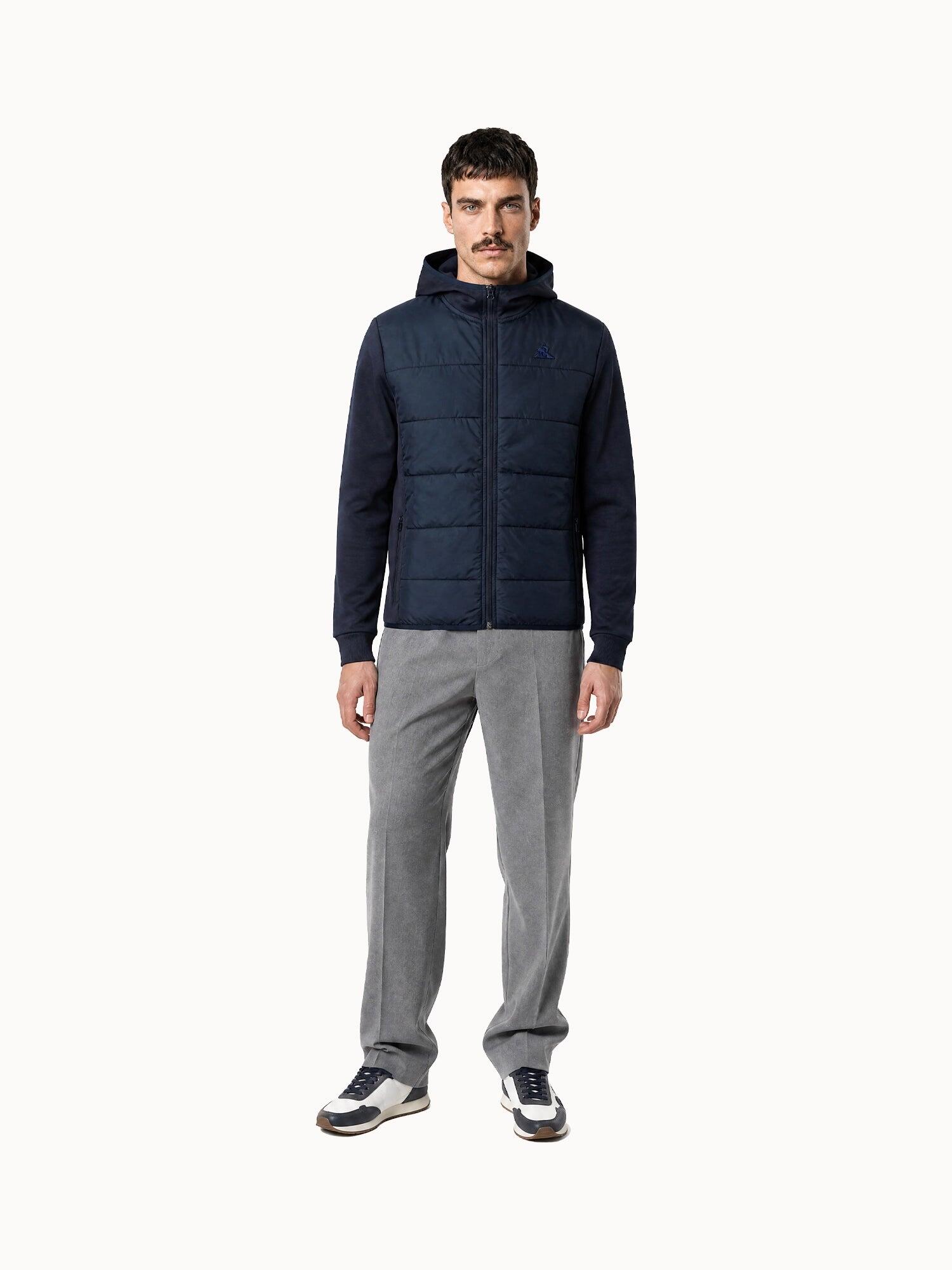 Giacca con cappuccio Le Coq Sportif Essential Hybride N°1 5/7