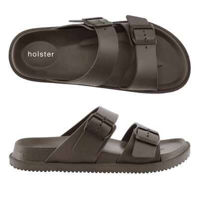 Holster soleseeker slippers chocolade 44