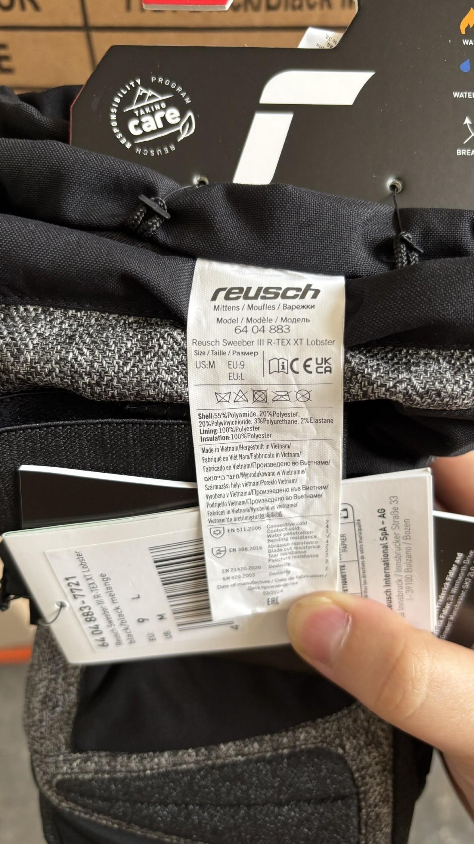 Lobster Skihandschuhe Reusch Sweeber III R-TEX® XT 7/15