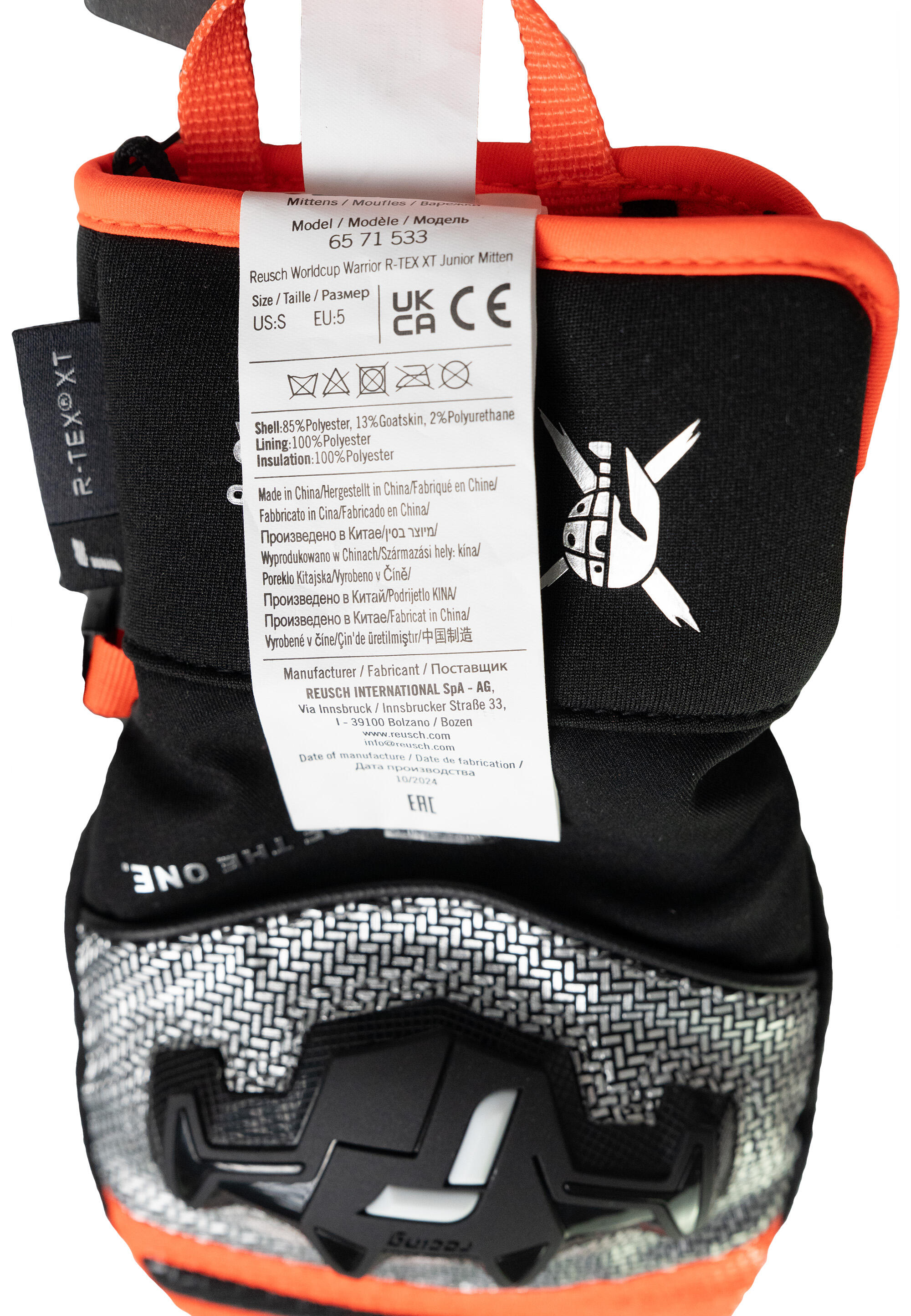 Wanten Worldcup Warrior R-TEX® XT Junior Mitten 8/15