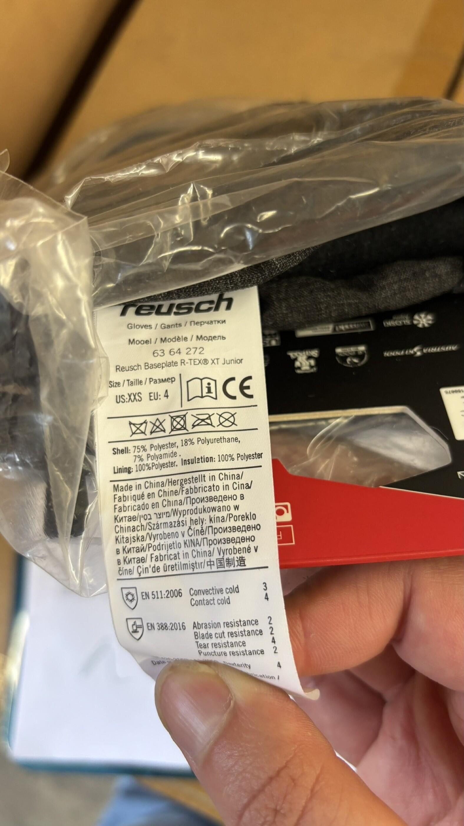 Gants à doigts Baseplate R-TEX® XT Junior 8/15