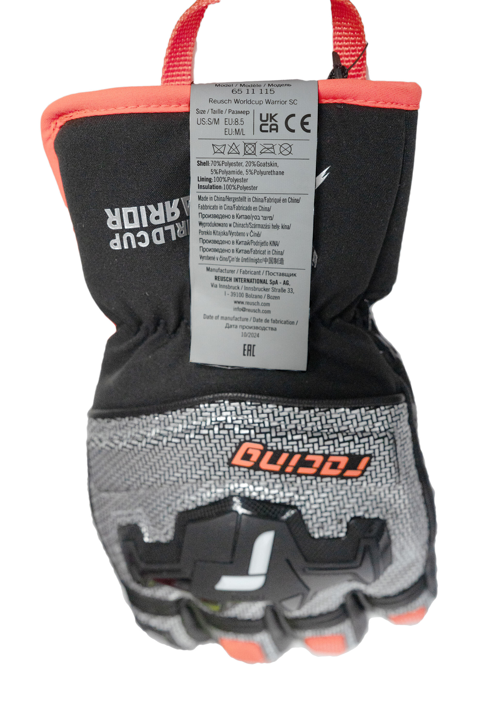 Vingerhandschoenen Worldcup Warrior SC 9/15