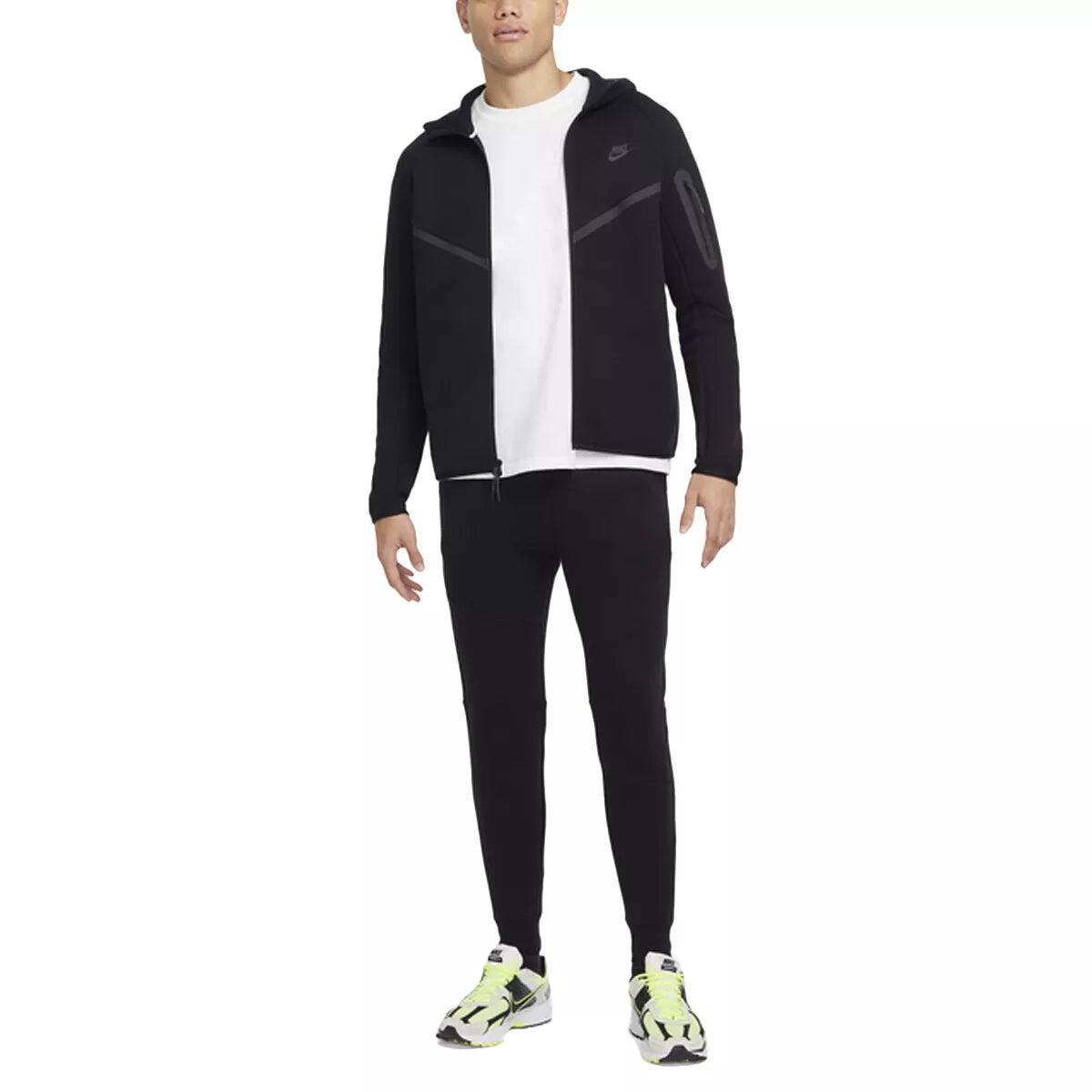Bluza z Kapturem I Suwakiem Na Całej Długości Tech Fleece Rozmiar S Czarny - HV… 7/7