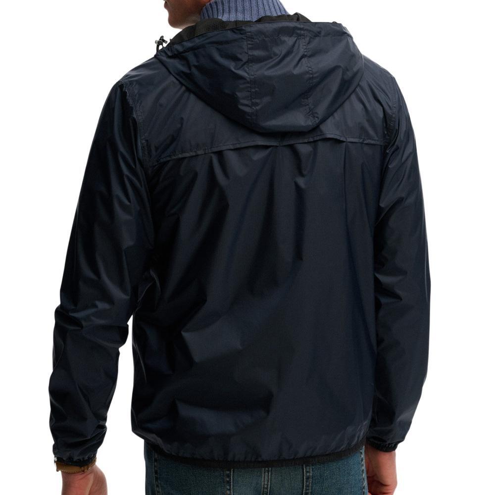 Superdry Essential Tri Windbreaker Herren Regenjacke Marine 3/3