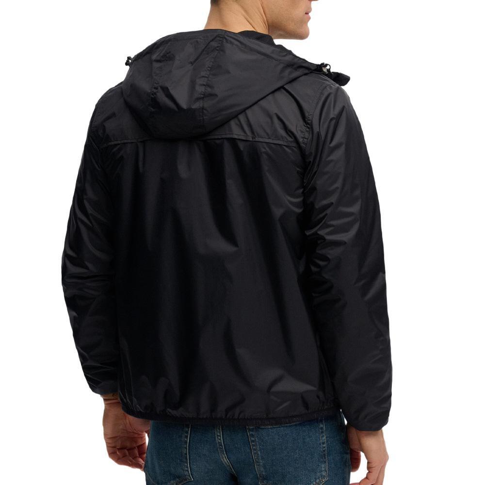 Superdry Essential Tri Windbreaker Herren Regenjacke Schwarz 3/3