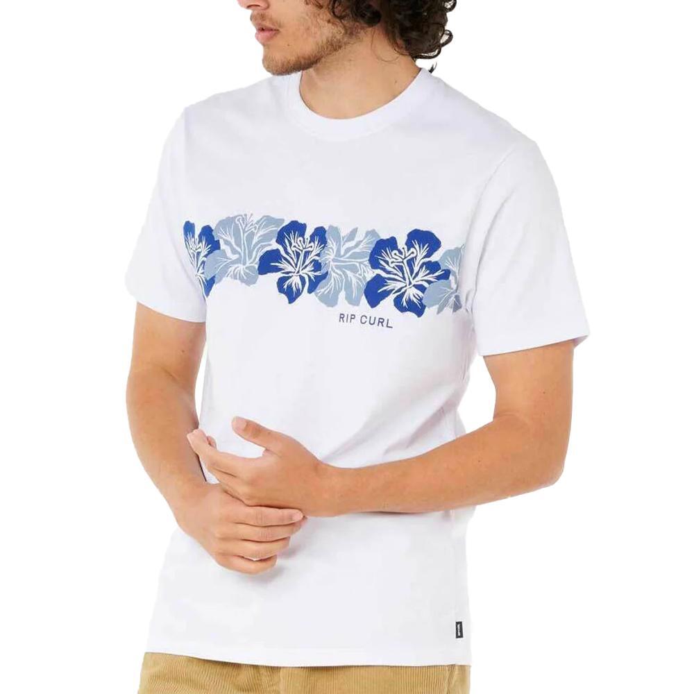Men's Rip Curl Hibiscus White T-Shirt
