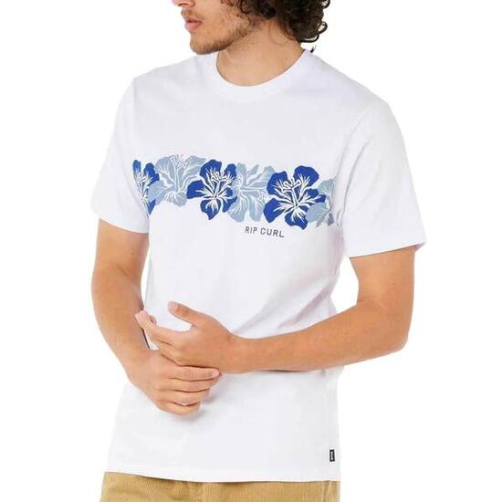 T-Shirt Blanc Homme Rip Curl Hibiscus