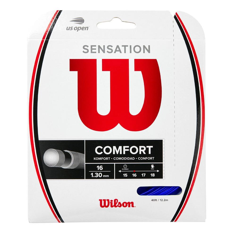 Wilson Sensation 16 Blue Tennis String for Comfort