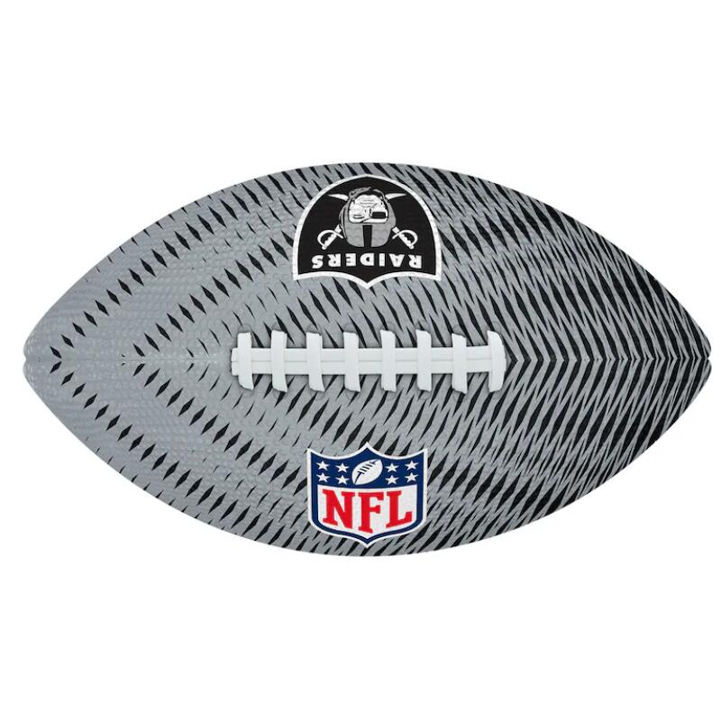 Wilson NFL Team Tailgate Football Junior Team Raiders 4/4