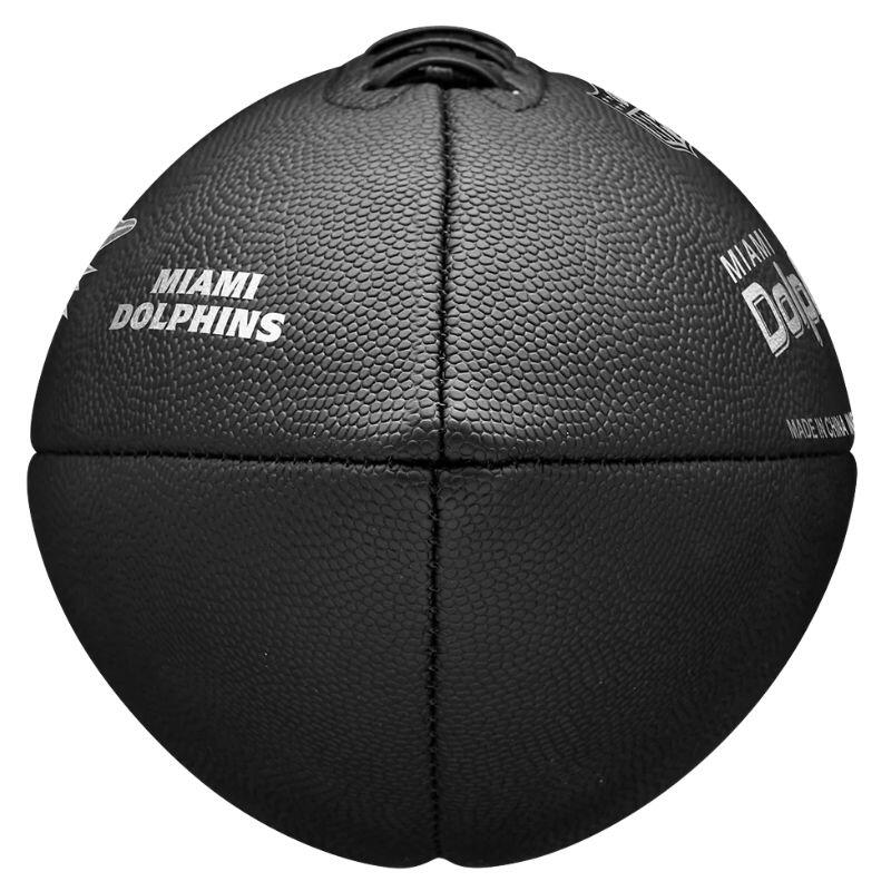 Ballon de Football Américain NFL Miami Dolphins Wilson Metallic 6/7