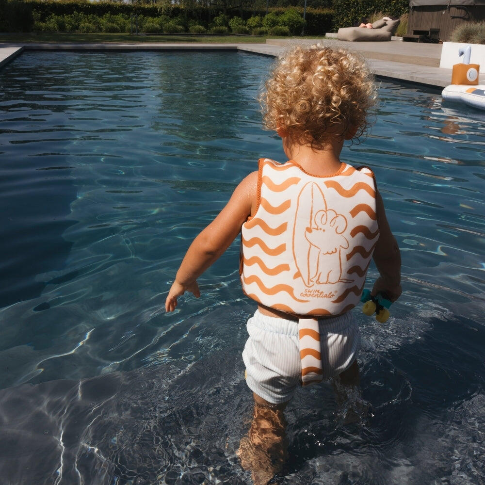 Swim Essentials Swim Vest - Orange - Surfer - 2/3 Years 4/5