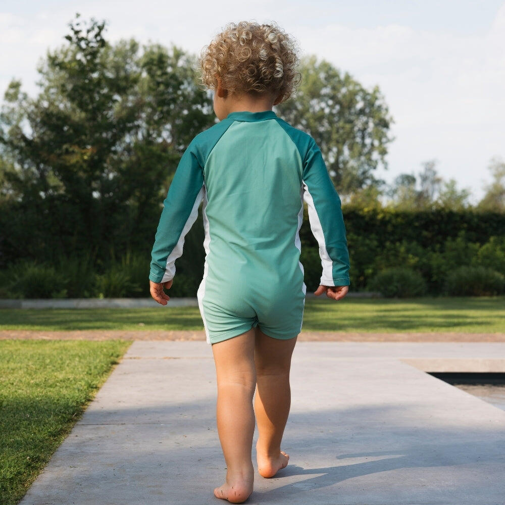 Swim Essentials Costume da bagno anti UV per bambini - Verde - Feeling Beachy - 2/6