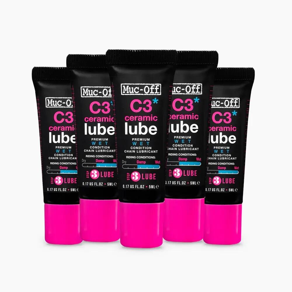 Muc Off C3 Ceramic Wet & Dry Mix Lube 5ml - 80 bocaux 2/5