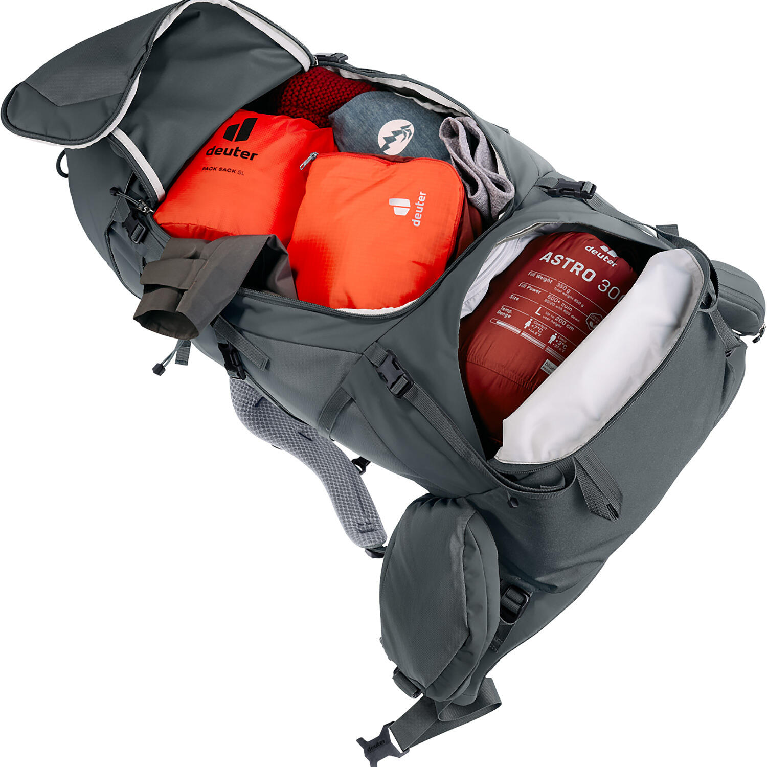 Unisex Trekkingrucksack Aircontact Core 45+10 SL 4/7