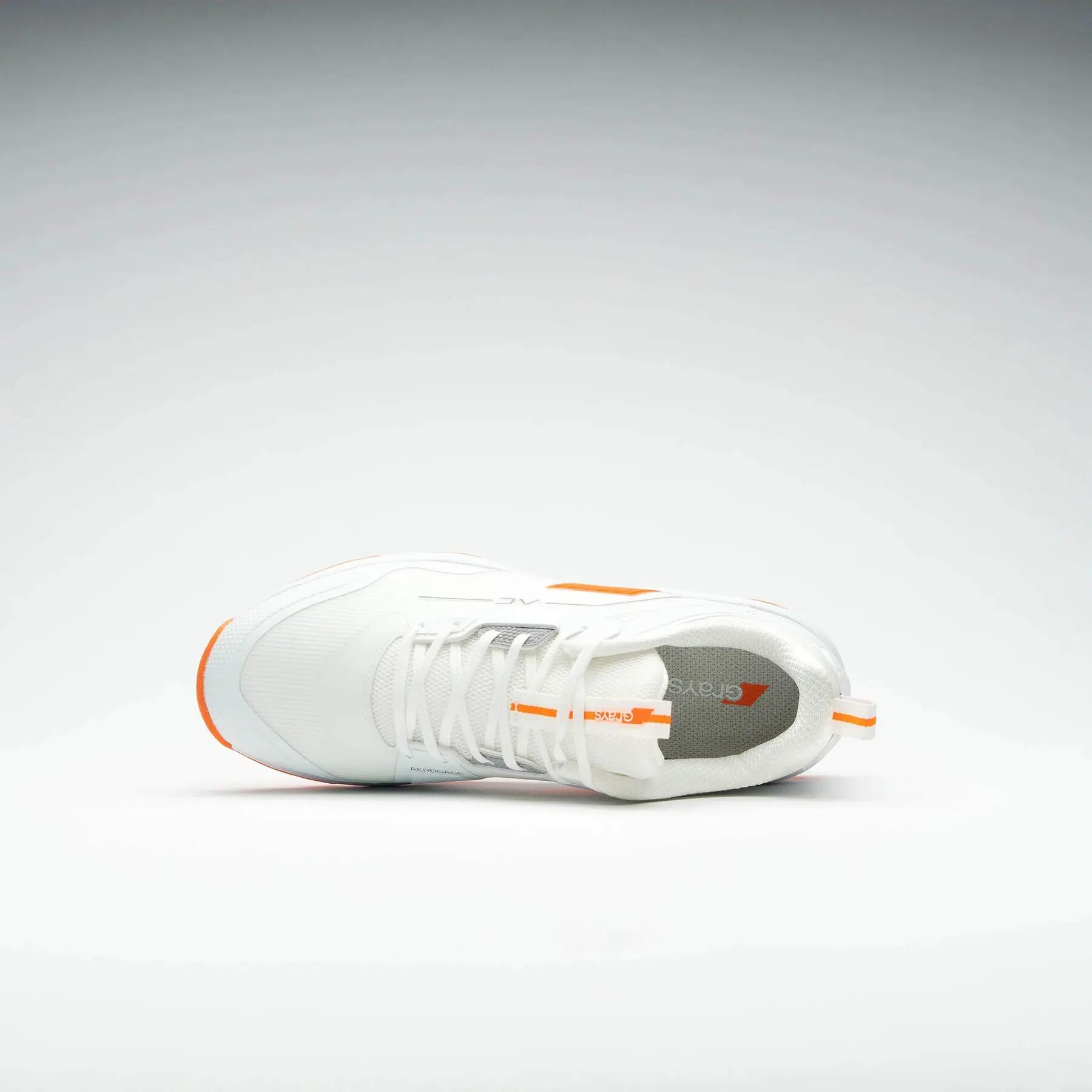 Grays Aero Cage X10 Hockeyschuhe Wit/Oranje 5/7