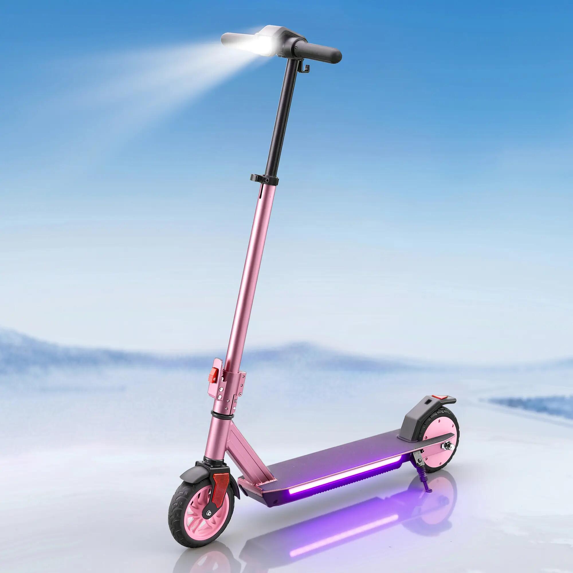 Electric Scooter 180W 18KM/H Adjustable Portable Foldable Height Riding Commuter