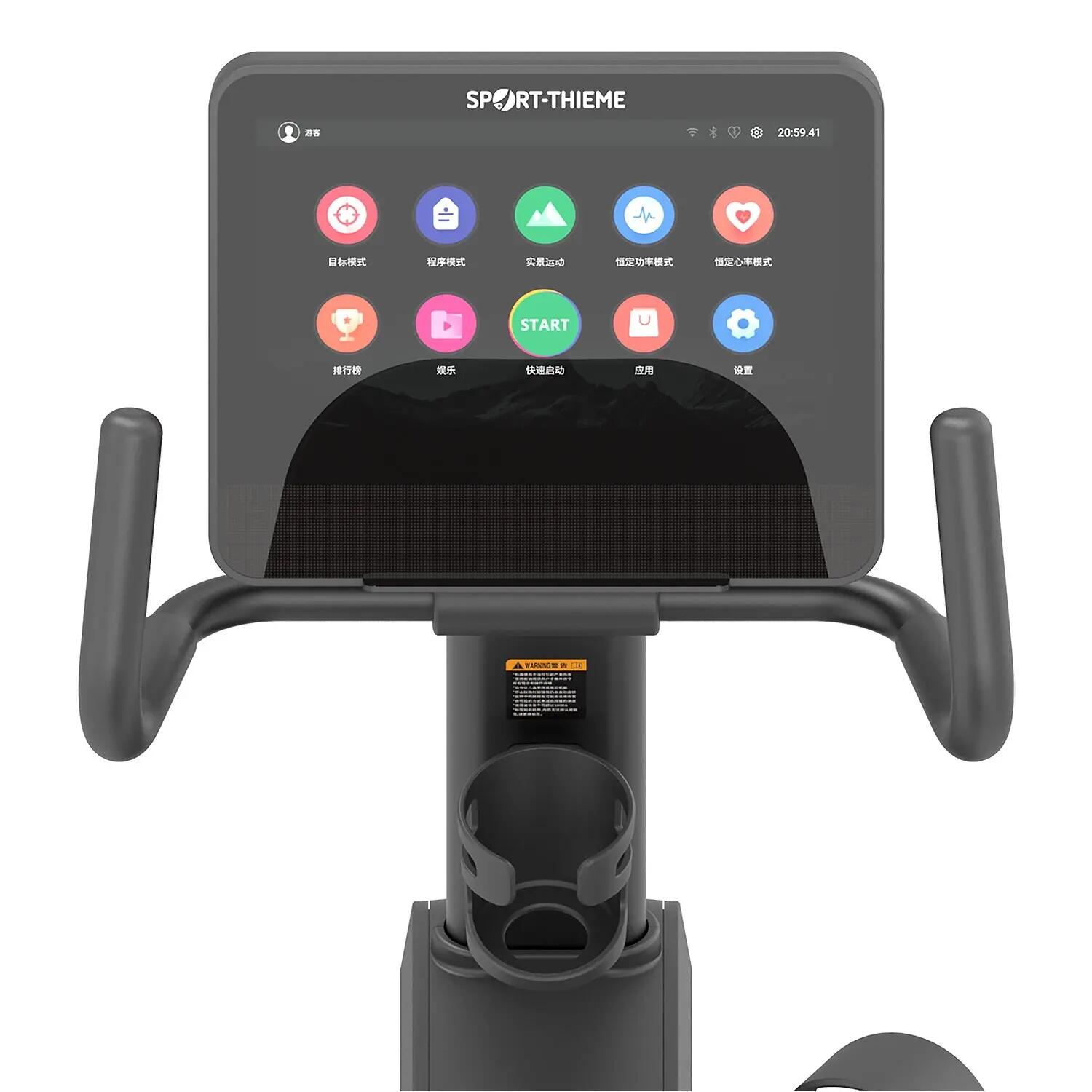 Liegeergometer R850 TFT-Display Fitnesstraining Unisex 6/6