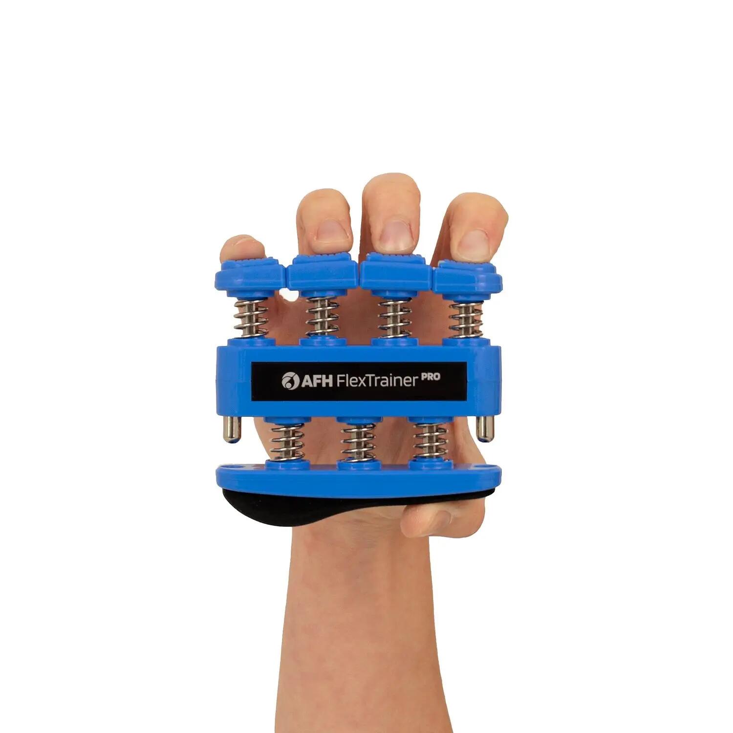 Fingertrainer Flex Trainer Pro Blau, sehr stark Gymnastik Unisex Blau 5/5