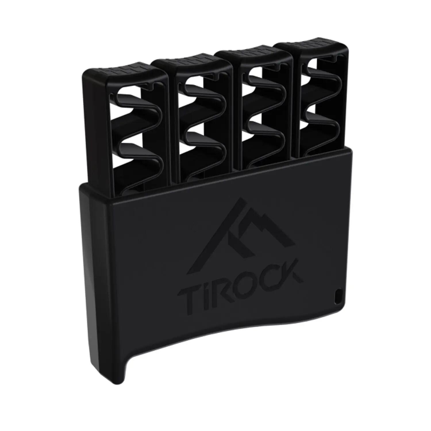Fingertrainer-Set Ti-Hand Schwarz Stark Gymnastik Unisex Schwarz 5/6