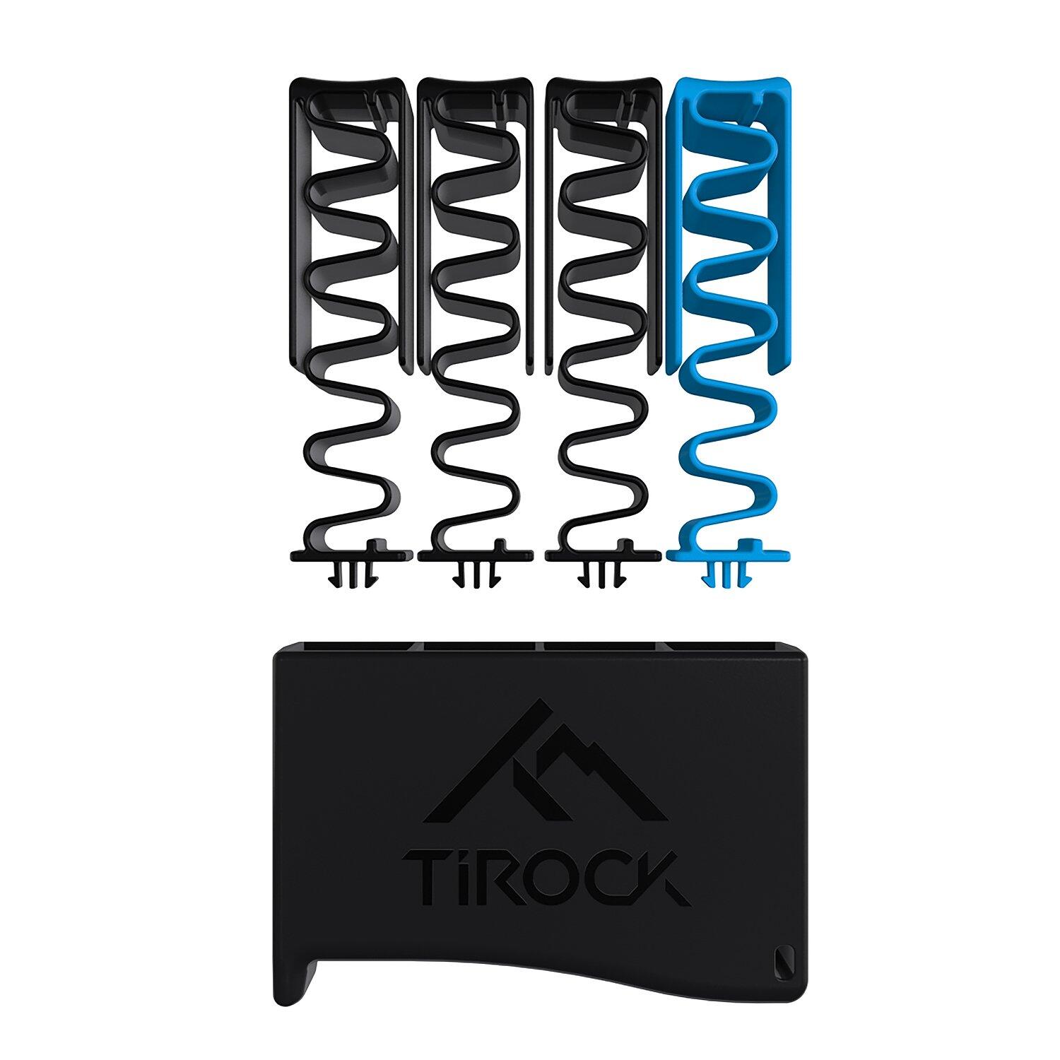 Fingertrainer-Set Ti-Hand Schwarz/Blau Sehr stark Gymnastik Unisex 3/6