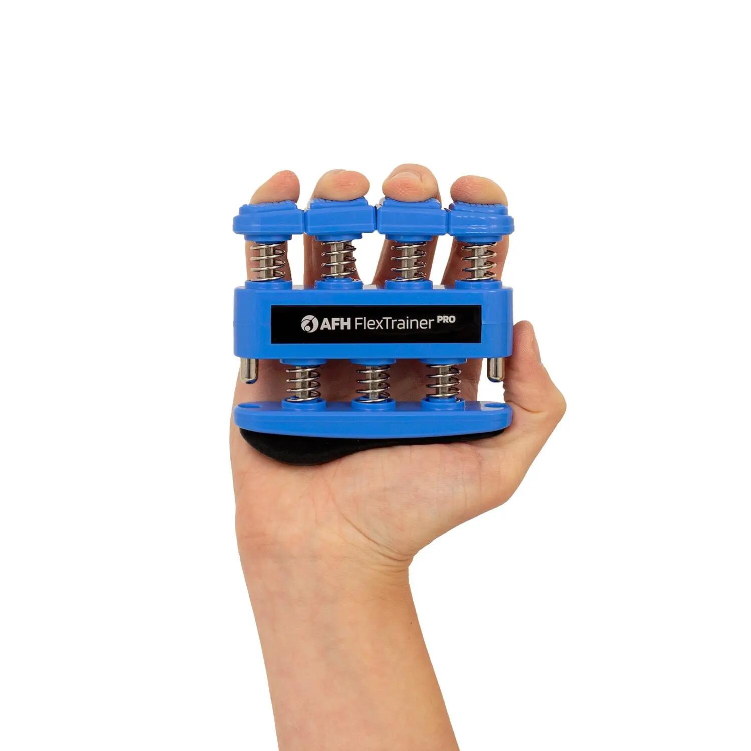 Fingertrainer Flex Trainer Pro Blau, sehr stark Gymnastik Unisex Blau 3/5