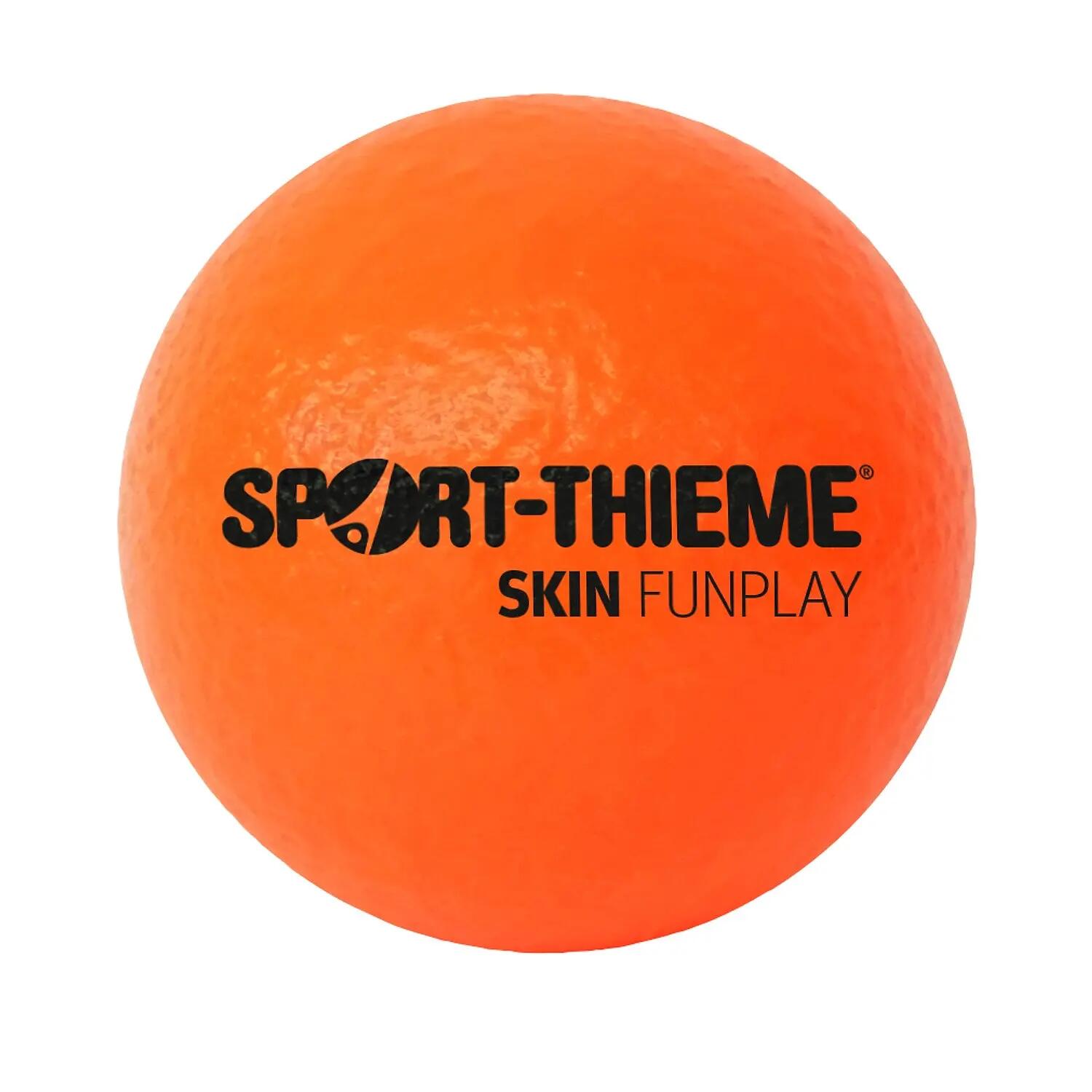 Weichschaumball Skin Funplay Handball Unisex Blau, Gelb, Grün, Rot, Orange 6/6