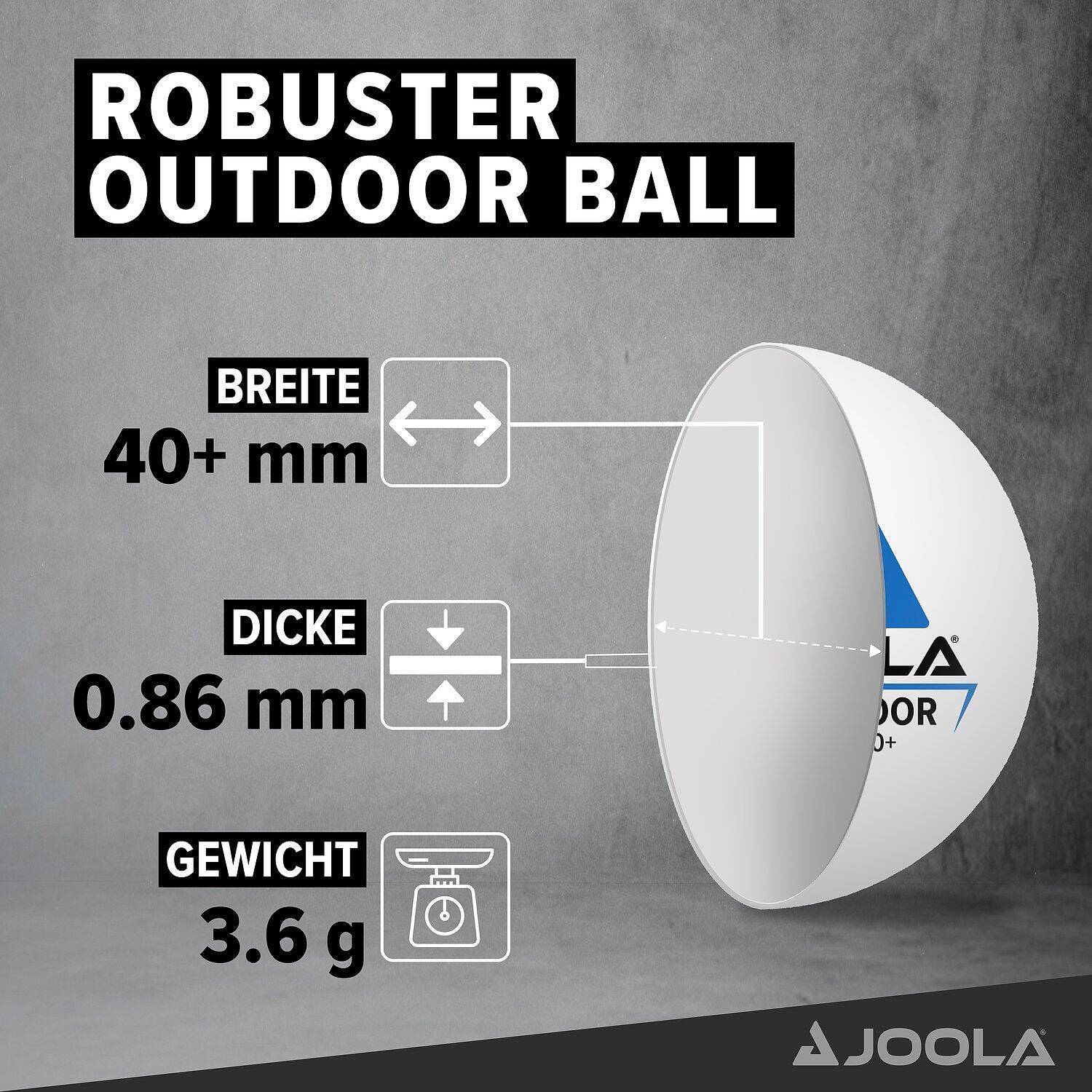 Piłeczka tenis stołowy Joola 6szt. 5/7